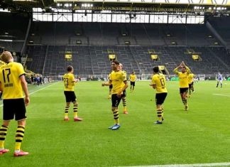 Dortmund on fire as Bundesliga returns