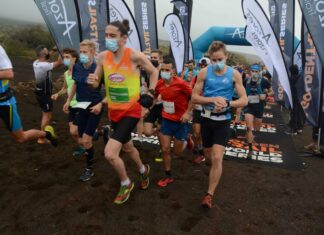 Golden Trail Championship Stage 3 – no technical ascent due to weather conditions; faster track favours leaders