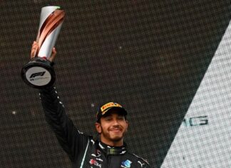 Hamilton wins in Bahrain as Grosjean survives fireball crash