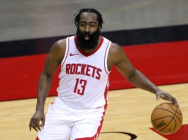 Harden to return but NBA Rockets send only nine to Portland