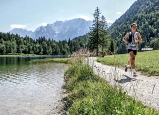 Toni and Bianca make merry at Zugspitz
