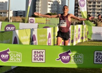 Stellenbosch University Steeplechaser shocks Olympians at OUTsurance Gun Run