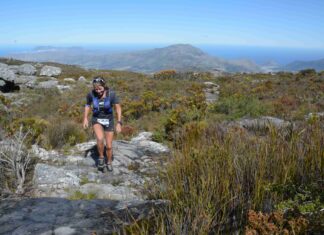 Patrick and Emily puff their way to victory across the Cape Peninsula mountains