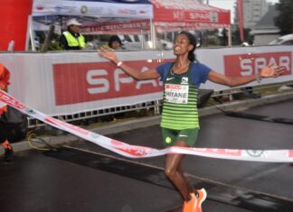 Hiyane’s debut stuns her rivals at SPAR Women’s 10km Challenge