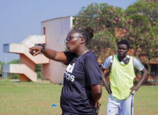 Meet Coach Belyse, her country’s first-ever woman coach of a top-flight men’s team