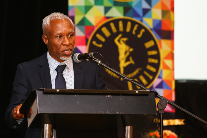 Former CMA Board Chair Mqondisi Ngcobo - excited at prospects for next year's centenary race. Photo - Paul Henman