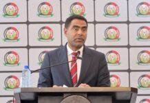 FKF appeals to Kenyan judiciary to unlock football stalemate FKF president addressing the press in Nairobi on Monday, September 21, 2026. Photo courtesy: FKF