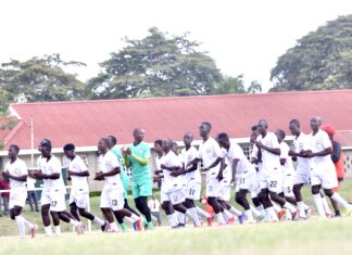 Kenya U15s footballers test waters in CECAFA championships Kenya U15 boys' team in training. Photo courtesy FKF