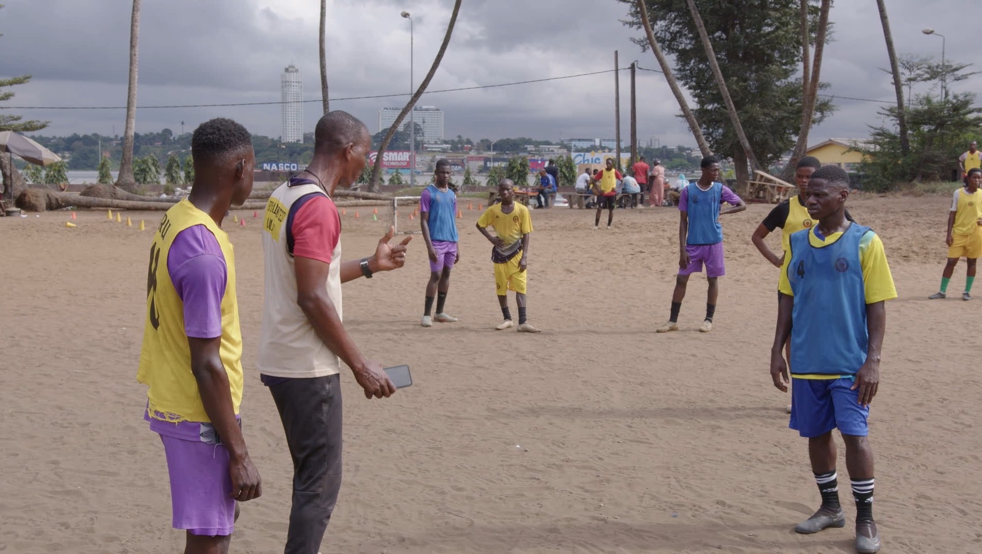 Sandrine longs for the pitch